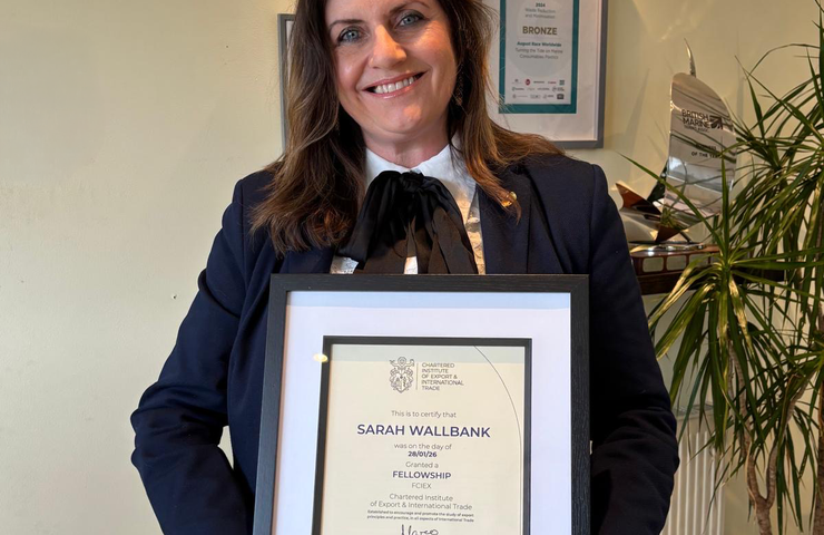 CEO of August Race Group awarded Fellowship of The Chartered Institute of Export & International Trade